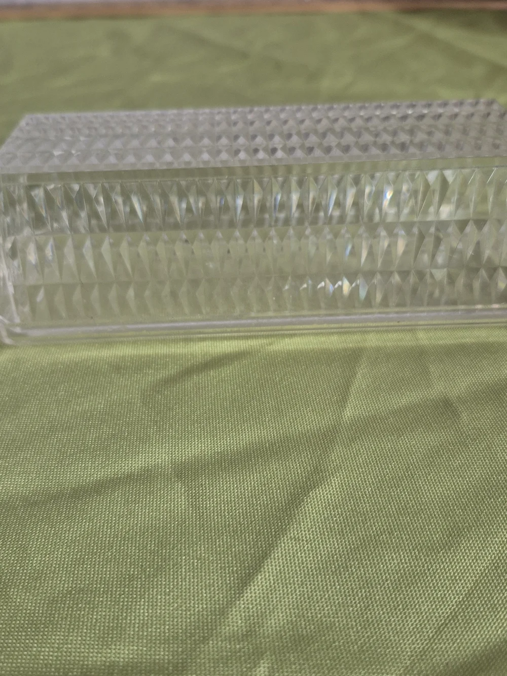 Clear Acrylic Butter Dish